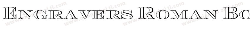 Engravers Roman Bol字体转换